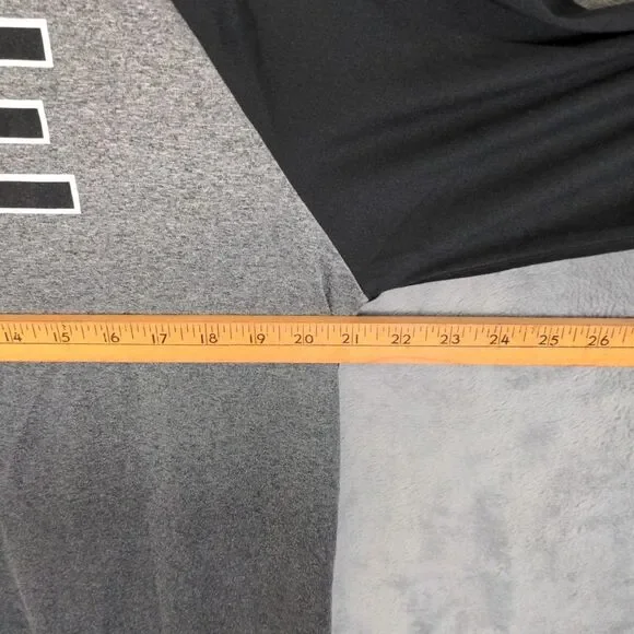 The Nike Tee Men's Black Gray Ombre Baseball MLB T Shirt Dri-Fit Size Large - Picture 6 of 8